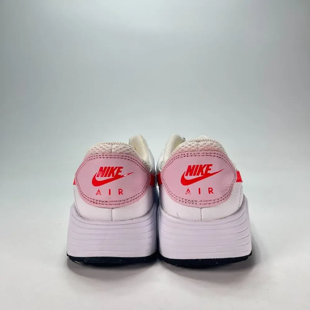 Nike Air Max SC White Bright Crimson Lifestyle Sneakers FZ3623-100 Womens Size 9